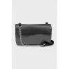 Logo embossed wallet bag