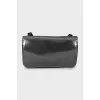 Logo embossed wallet bag