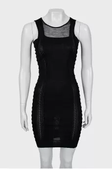 Knitted fitted dress