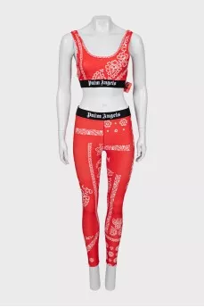 Tracksuit in print with tag
