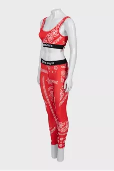 Tracksuit in print with tag