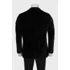 Men's velor jacket with tag