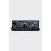 Clutch embroidered with sequins