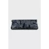 Clutch embroidered with sequins