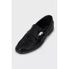 Men's patent leather loafers