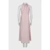 Silk A-line maxi dress