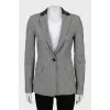 Jacket in houndstooth print