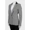 Jacket in houndstooth print