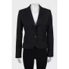 Cropped, fitted jacket