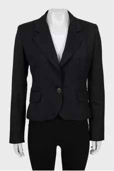 Cropped, fitted jacket