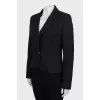 Cropped, fitted jacket