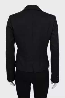 Cropped, fitted jacket