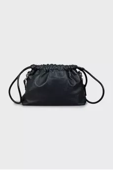 Bucket bag with embossed logo