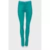 Green skinny jeans with tag