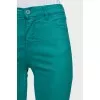 Green skinny jeans with tag