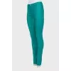 Green skinny jeans with tag