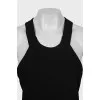 Bodycon mini dress with draping