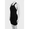 Bodycon mini dress with draping