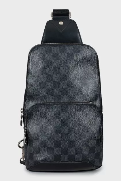 Men's Avenue Slingbag Damier Graphite Canvas
