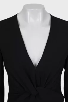Fitted V-Neck jumpsuit