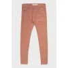 Pink skinny jeans with tag