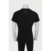 Men's black T-shirt with skull