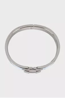 Серебристый браслет Clic H