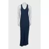 Maxi dress with side slits