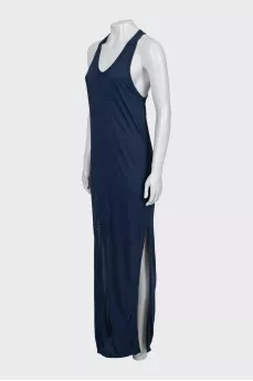 Maxi dress with side slits