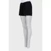 Black sports shorts