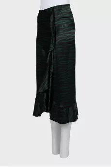 Animal print skirt with tag