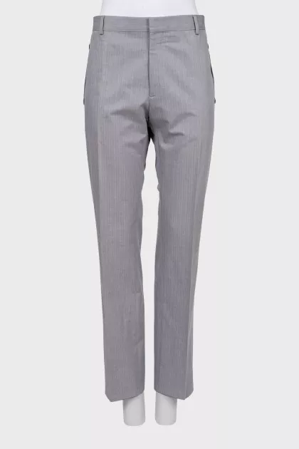 Men's trousers in fine print