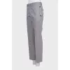 Men's trousers in fine print