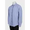 Men's shirt with velour decor