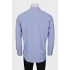 Men's shirt with velour decor