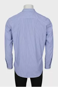 Men's shirt with velour decor