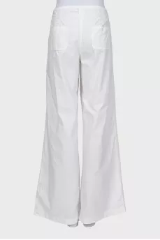 White high waisted trousers