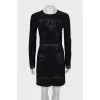 Mini dress decorated with lace