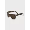 Folding Wayfarer Convertible Sunglasses