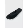 Men's two-tone flip-flops