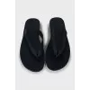 Men's two-tone flip-flops
