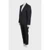 Wool suit with tapered trousers