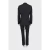 Wool suit with tapered trousers