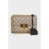 Bag in signature print Padlock