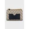 Bag in signature print Padlock