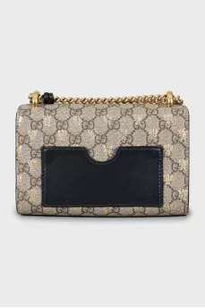 Bag in signature print Padlock