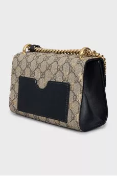 Bag in signature print Padlock