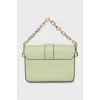 Green bag with gold logo