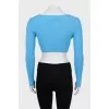 Ribbed top with tag