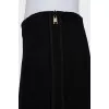 Fitted skirt with seams facing out
